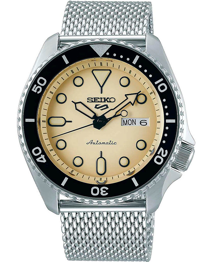 Часы Seiko 5 Sports SRPD67K1 — мужские, желтый
