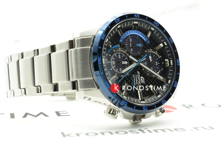 Часы Casio Edifice EFS-S540DB-1B — автокварц (кинетик), сталь металл