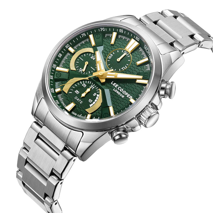 Часы Lee Cooper LC08166.370 — кварцевые, металл сталь