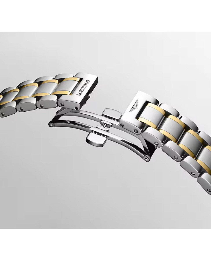 Часы Longines Master Collection L2.793.5.97.7 — мужские, нержавеющая сталь + золото 18к