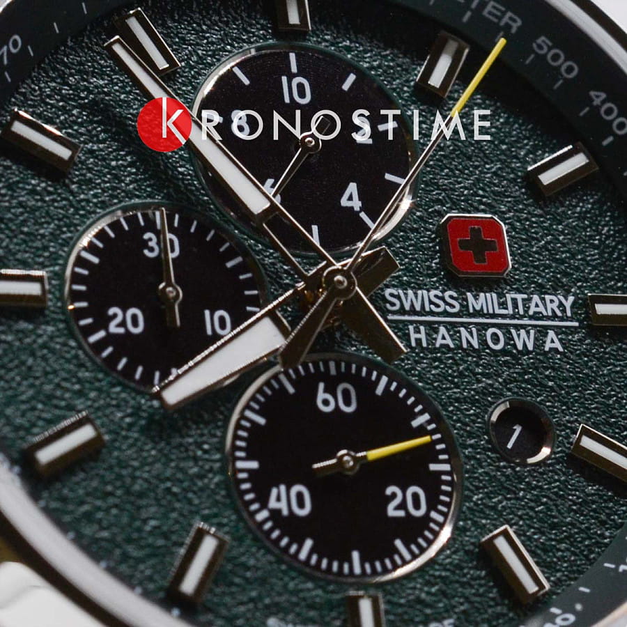 Часы Swiss Military Hanowa Storm SMWGC0007803 — мужские, кожаный