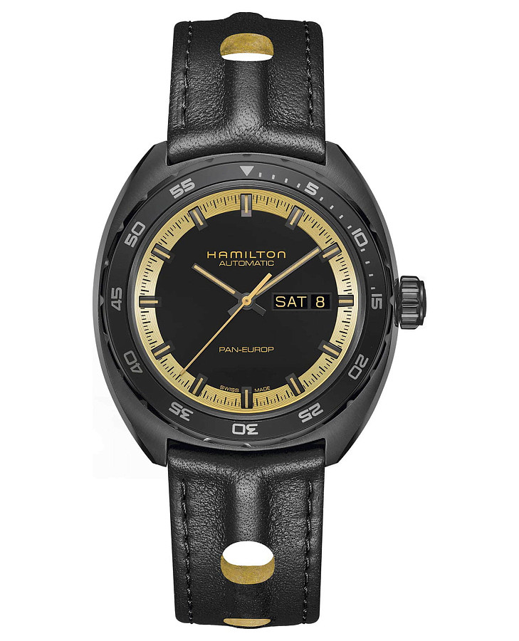 Часы Hamilton American Classic Pan Europ Day Date Auto H35425730 — мужские