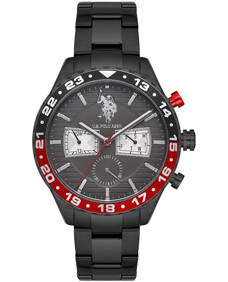 Часы U.S. Polo Assn. Crossing USPA1037-05 — мужские, серый