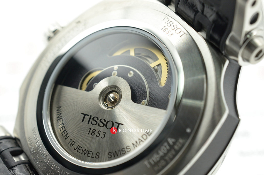 Часы Tissot T-Race Swissmatic T115.407.17.051.00 — металл сталь, кожаный