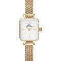 Шведские наручные часы Daniel Wellington Quadro Mini Lumine Bezel Gold DW00100730