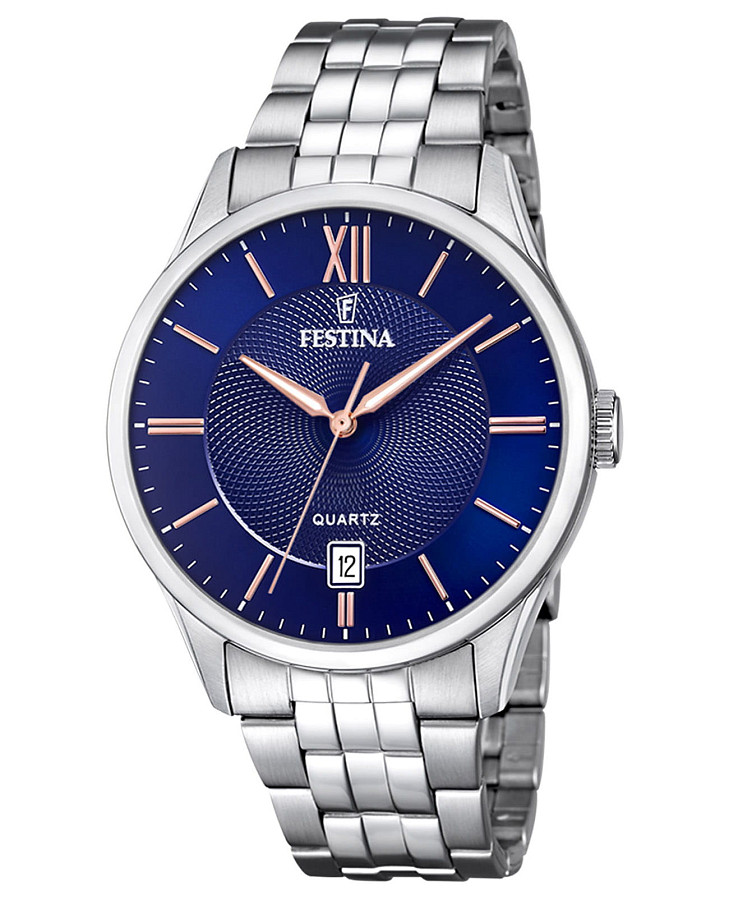 Часы Festina Classics F20425/5 — мужские, синий