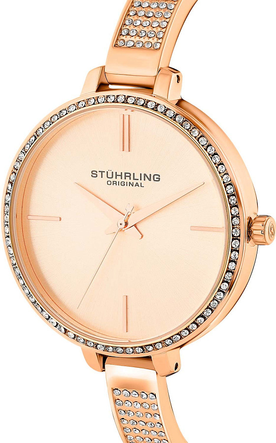 Часы Stuhrling Vogue 3949.3 — кварцевые, сталь металл