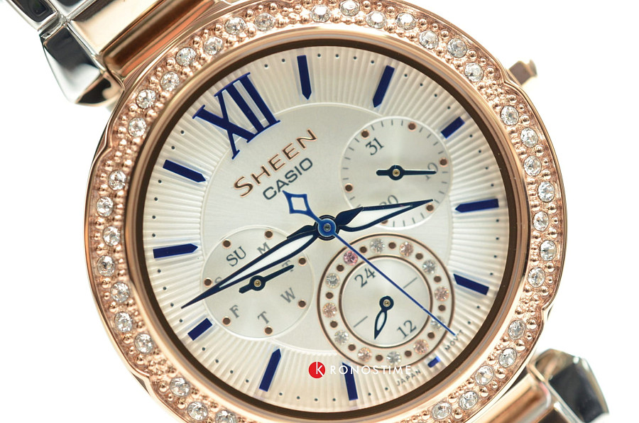 Часы Casio Sheen SHE-3061SPG-7BUER — металл сталь, Япония