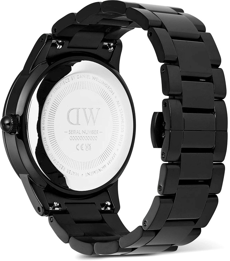 Часы Daniel Wellington Iconic Paradigma Link Black DW00100821 — сталь металл, Швеция