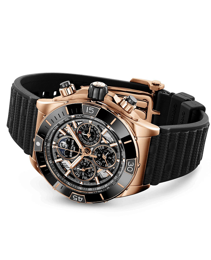 Часы Breitling Super Chronomat B19 44 Perpetual Calendar 140th Anniversary RB19301A1G1S1 — металл сталь, Швейцария