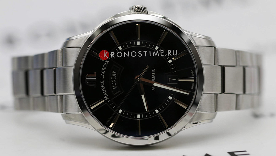 Часы Maurice Lacroix Pontos Day Date PT6358-SS002-330-1 — Швейцария, механические