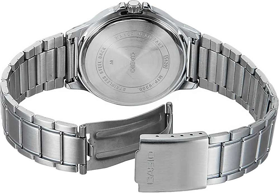 Часы Casio Collection MTP-V300D-1AUDF (MTP-V300D-1A) — металл сталь, Япония