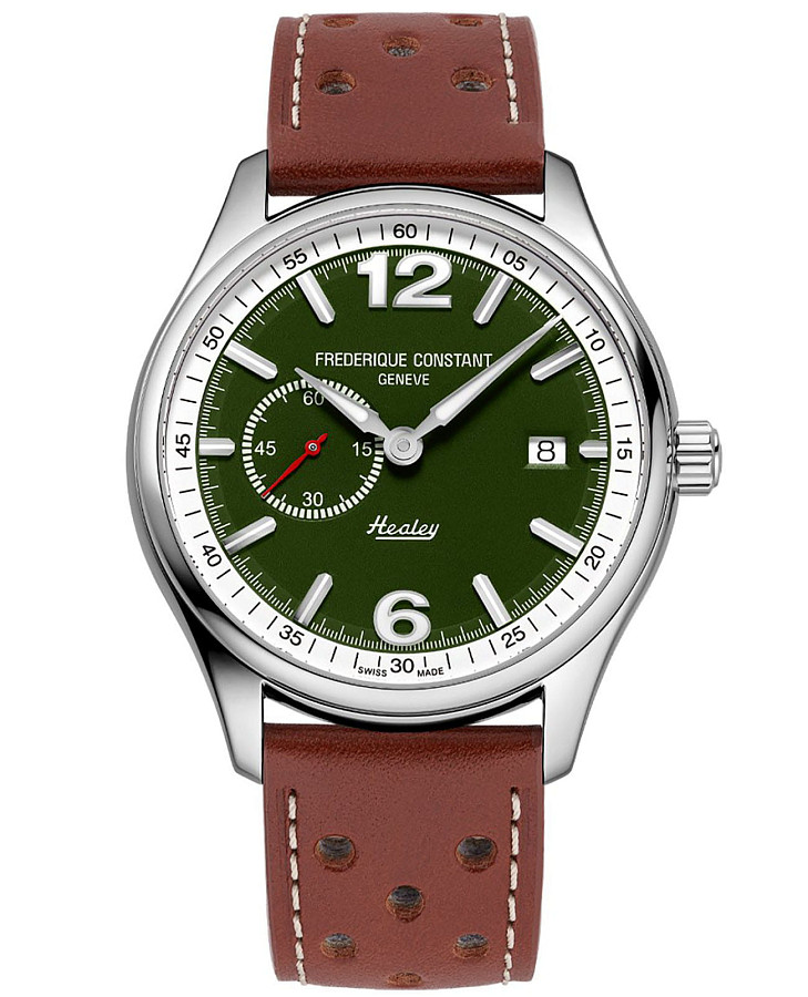 Часы Frederique Constant Vintage Rally Healey Automatic FC-345HGRS5B6 — мужские, зеленый