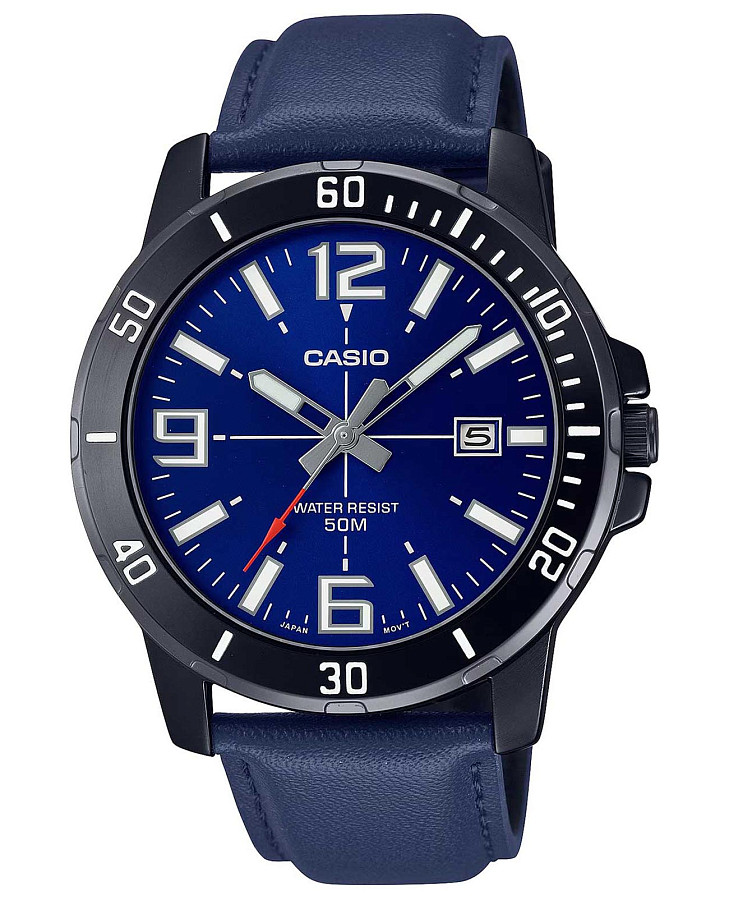 Часы Casio Collection MTP-VD01BL-2B — мужские, синий
