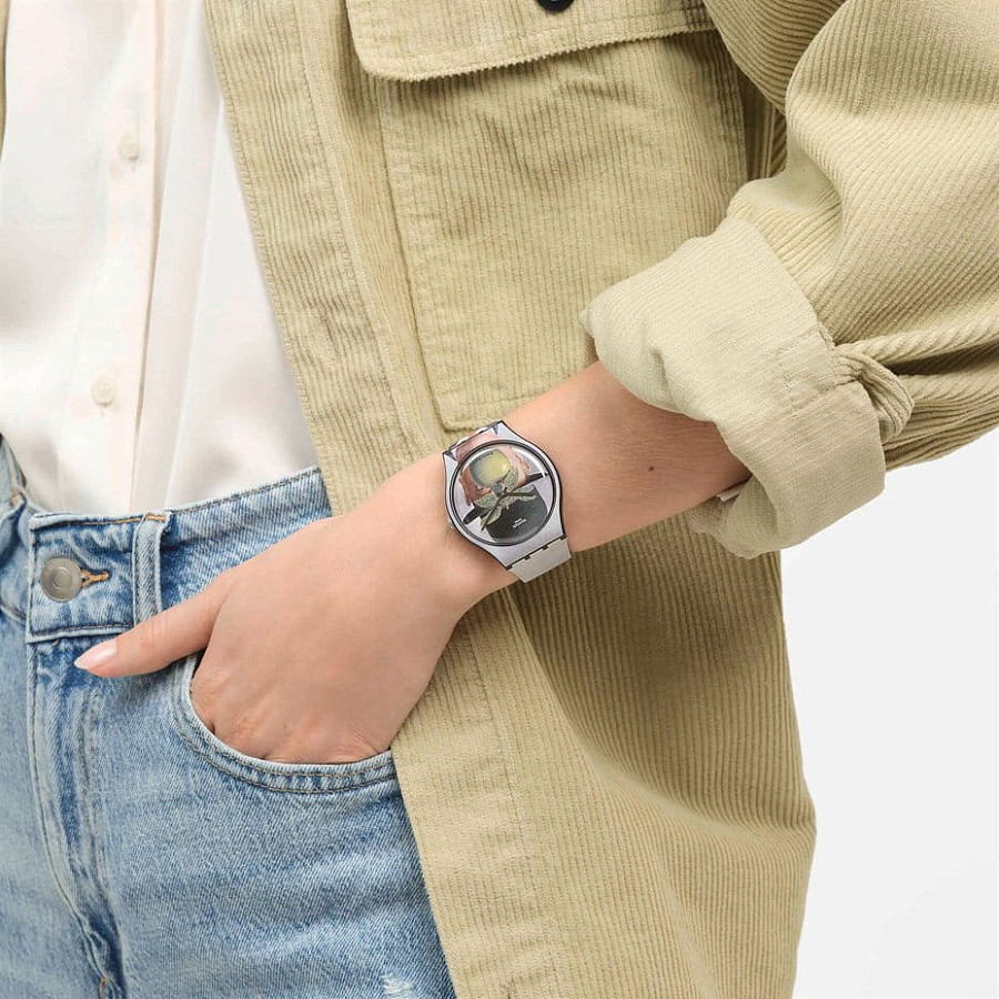 Часы Swatch New Gent SUOZ350 — Швейцария, кварцевые