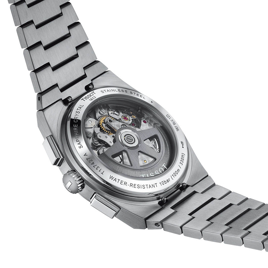 Часы Tissot PRX Automatic Chronograph T137.427.11.011.00 — Швейцария, механические