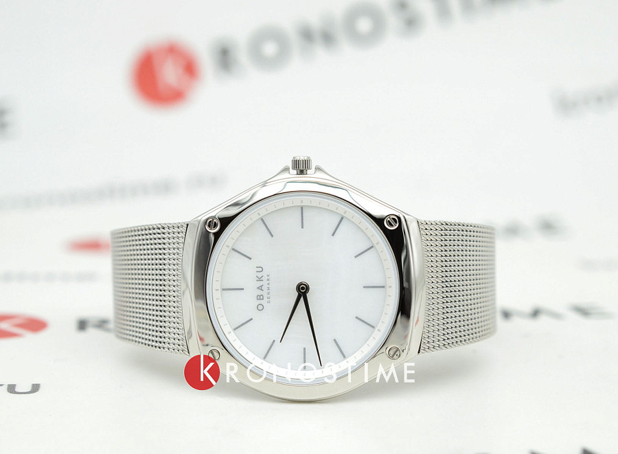 Часы Obaku Ultra Slim V316LXCWMC — кварцевые, металл сталь