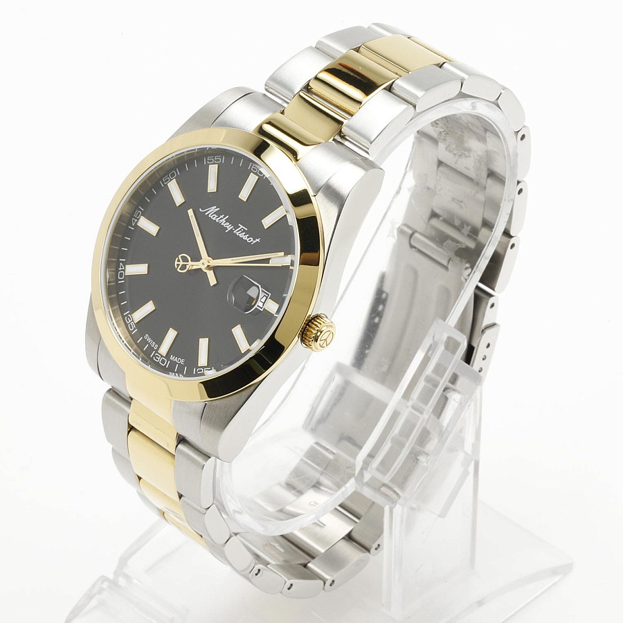 Часы Mathey-Tissot Mathy H450BN — нержавеющая сталь с pvd-покрытием, мужские