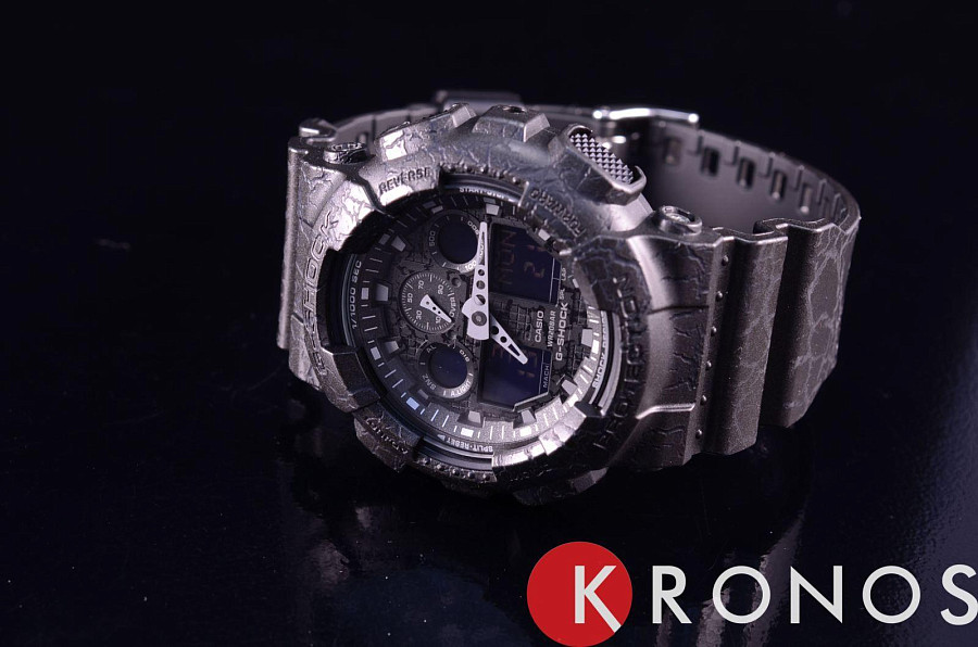Часы Casio G-Shock GA-100CG-1A — электронные, пластик