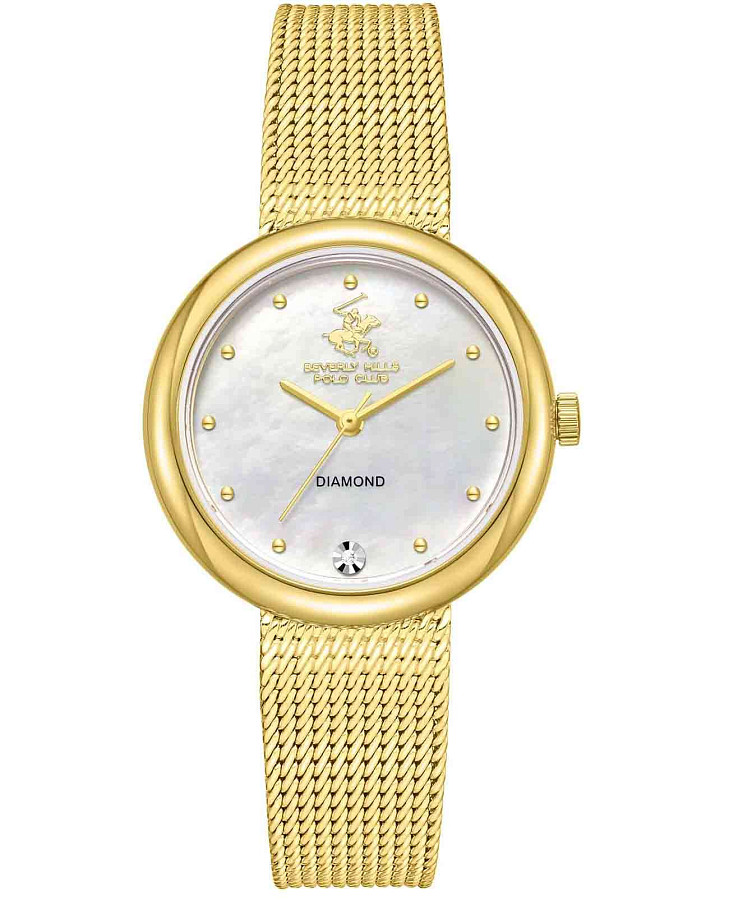 Часы Beverly Hills Polo Club BP3760X.120 — мужские, перламутровый