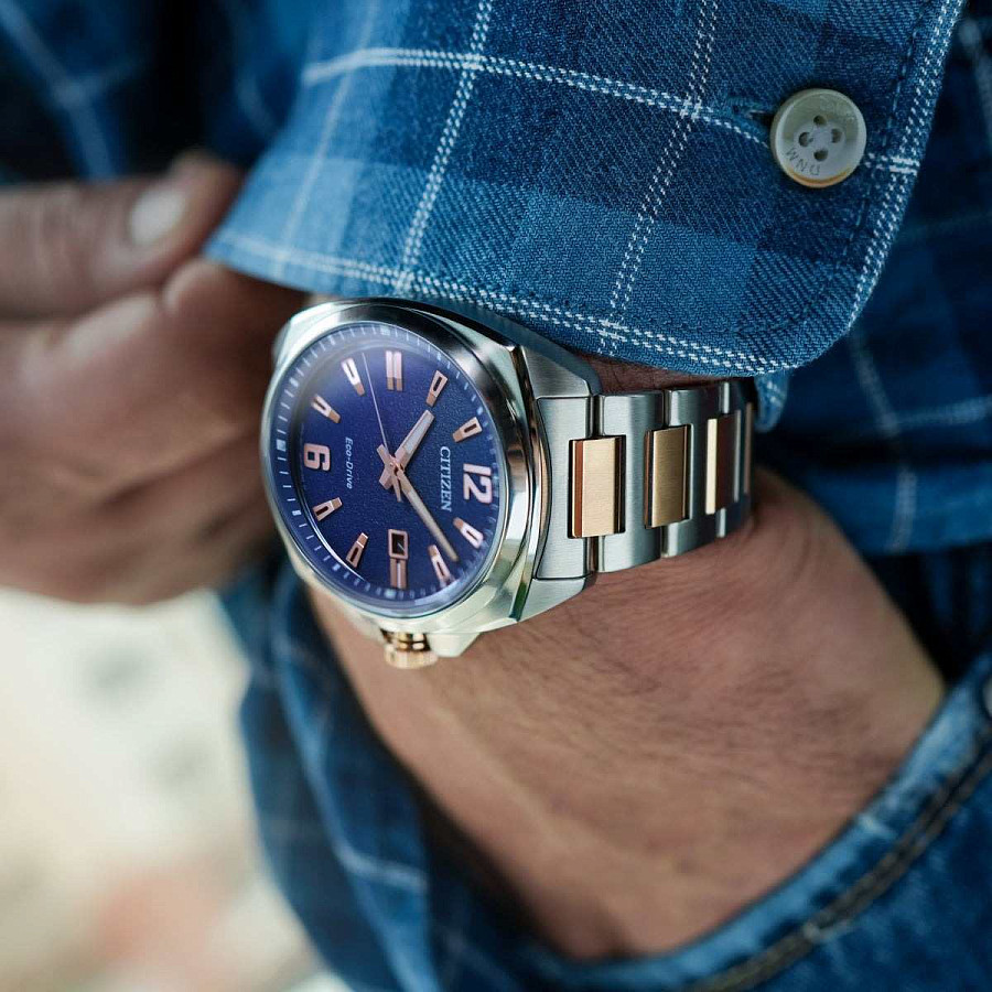 Часы Citizen Eco-Drive AW1726-55L — Япония, кварцевые