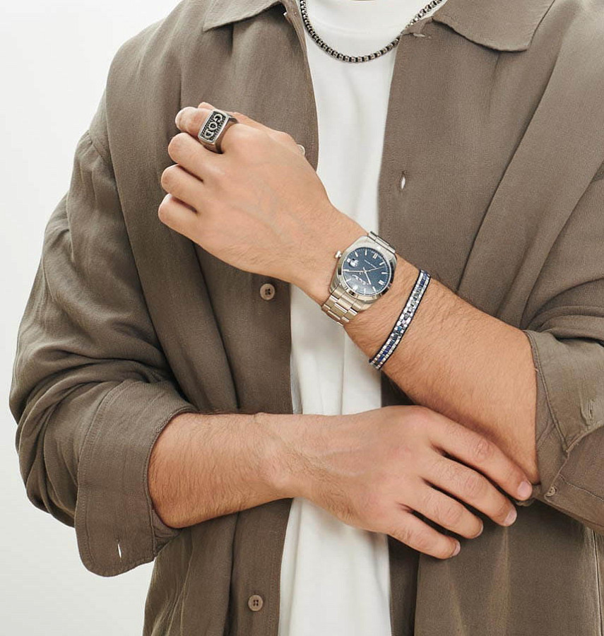 Часы Mathey-Tissot Mathy H452ABU — кварцевые, металл сталь