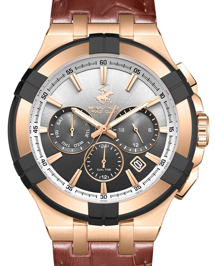 Часы Beverly Hills Polo Club BP3803X.455 — кварцевые, сталь металл