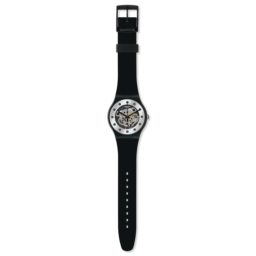 Часы Swatch New Gent Lacquered SUOZ147 — кварцевые, пластик
