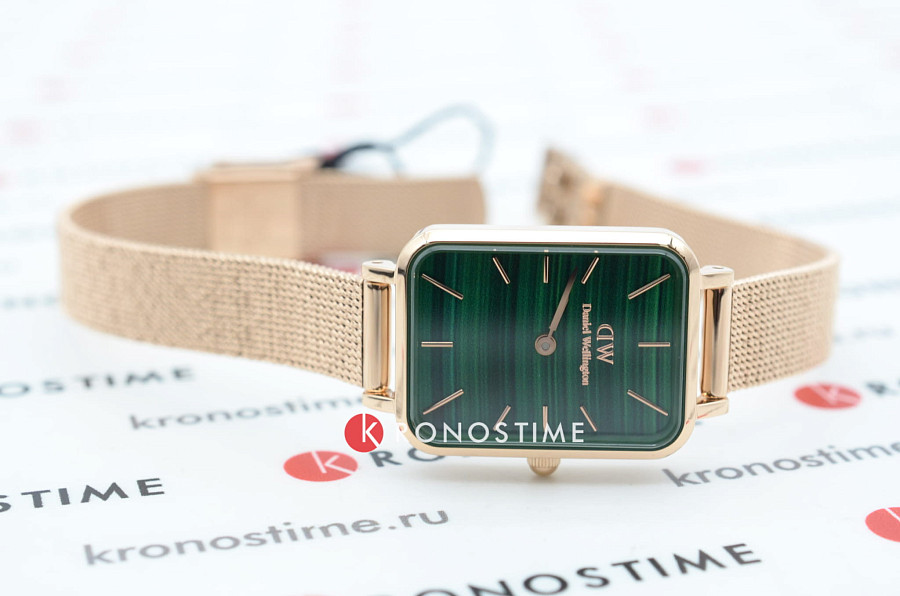 Часы Daniel Wellington Quadro Pressed Melrose DW00100437 — женские, сталь c pvd покрытием