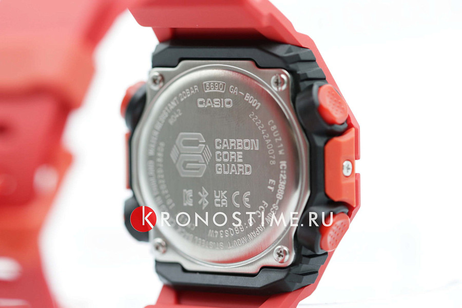 Часы Casio G-Shock GA-B001-4ADR (GA-B001-4A) — черный, электронные