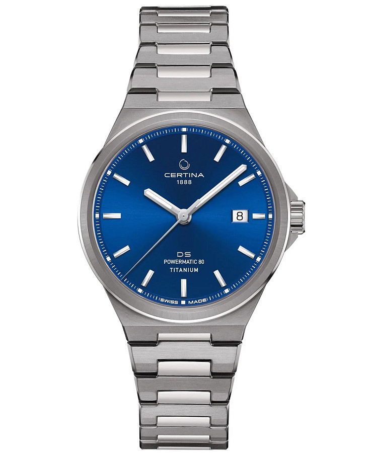 Часы Certina DS-7 Powermatic 80 - C043.407.44.041.00 — мужские, синий