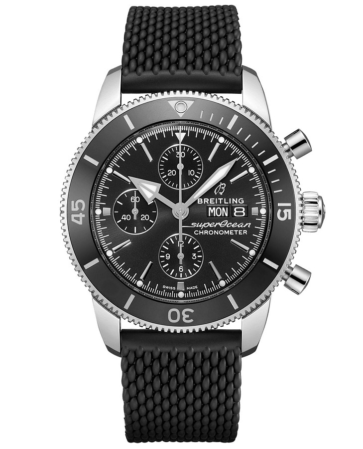 Часы Breitling Superocean Heritage Chronograph 44 A13313121B1S1 — мужские, черный