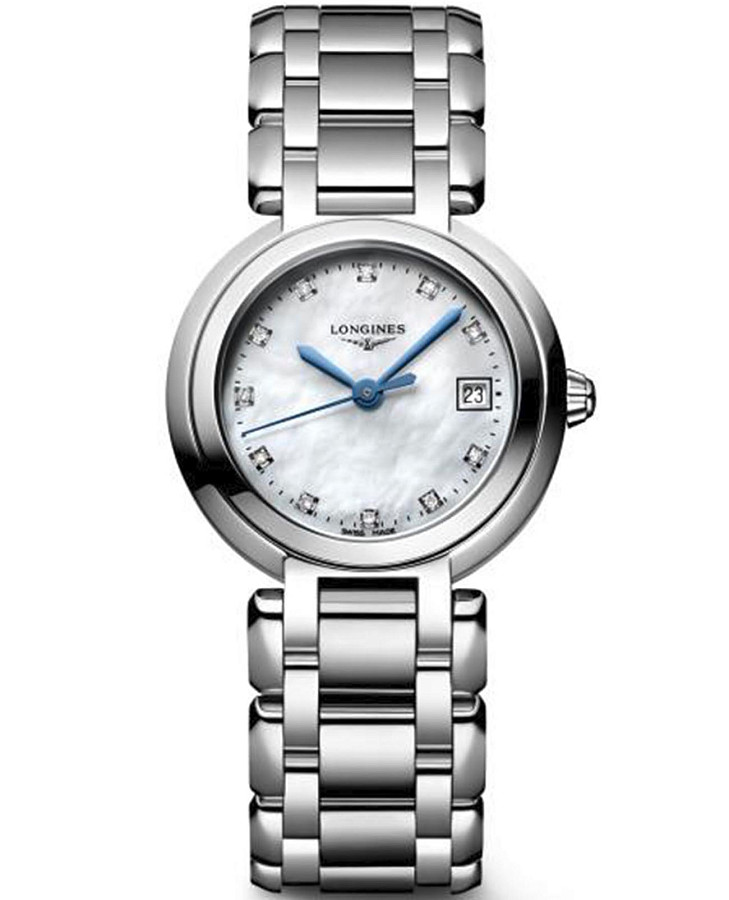 Часы Longines PrimaLuna L8.120.4.87.6 — женские, перламутровый