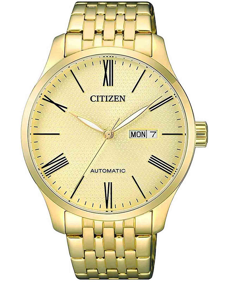 Часы Citizen Automatic NH8352-53P — мужские, золотой