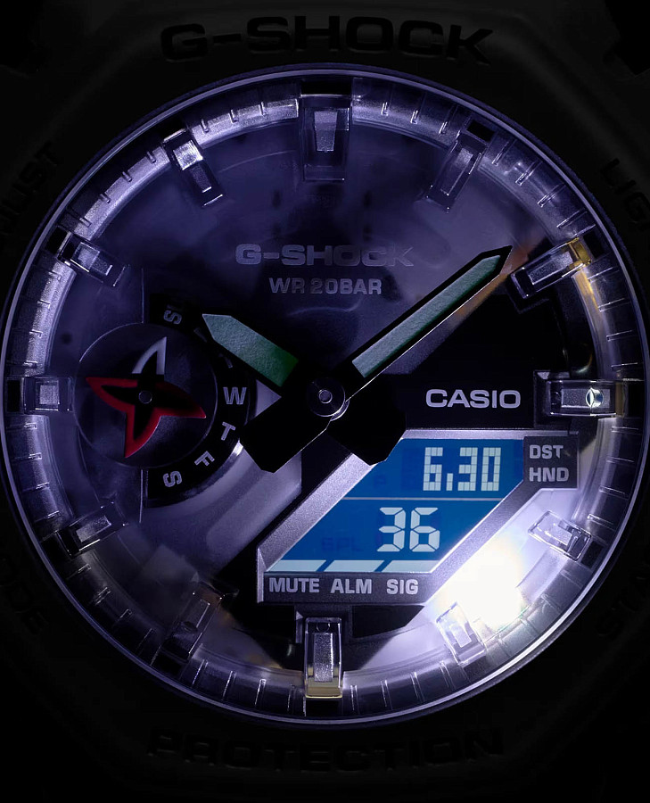 Часы Casio G-Shock GA-2100NNJ-8A — серый, пластик карбон