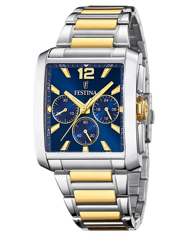 Часы Festina Timeless Chrono F20637/1 — мужские, синий