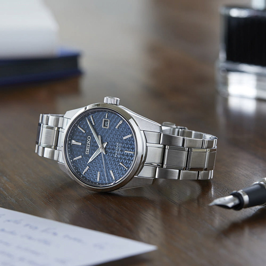 Часы Seiko Presage Sharp Edged Series SPB167 — мужские, нержавеющая сталь