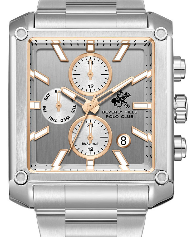 Часы Beverly Hills Polo Club BP3868X.360 — кварцевые, сталь металл