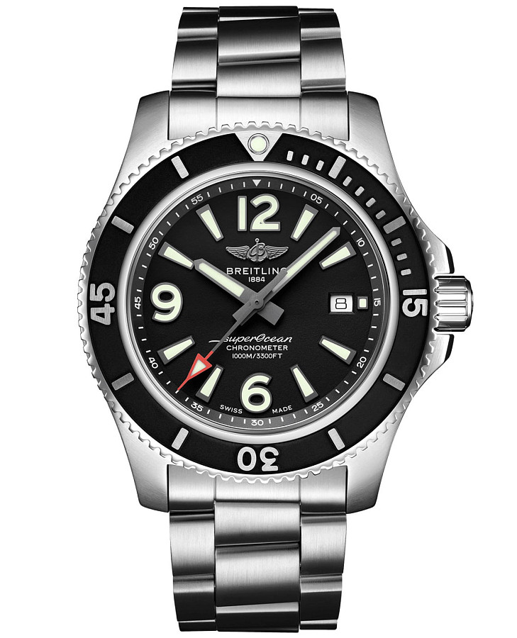 Часы Breitling Superocean Automatic 44 A17367D71B1A1 — мужские, черный