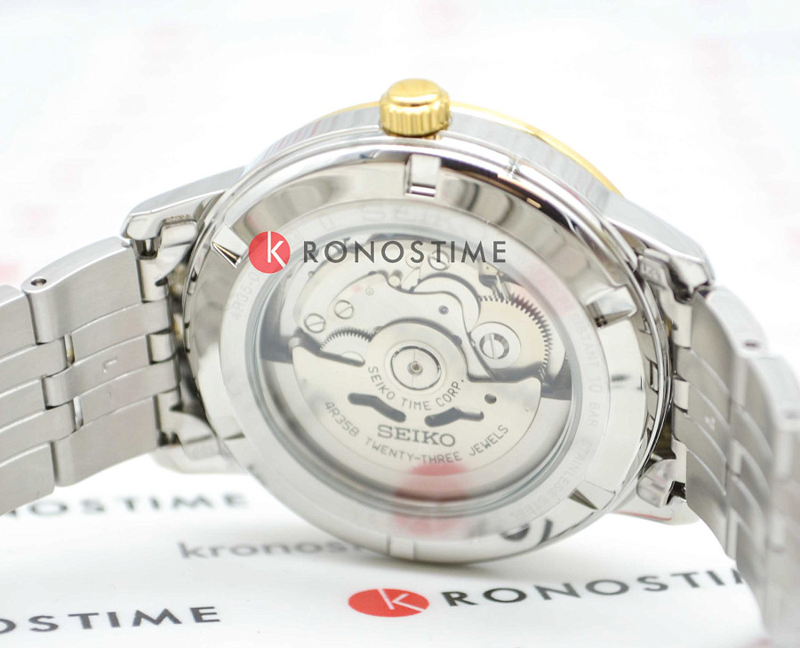 Часы Seiko 5 Regular SRPH92K1 — мужские, сталь c pvd покрытием
