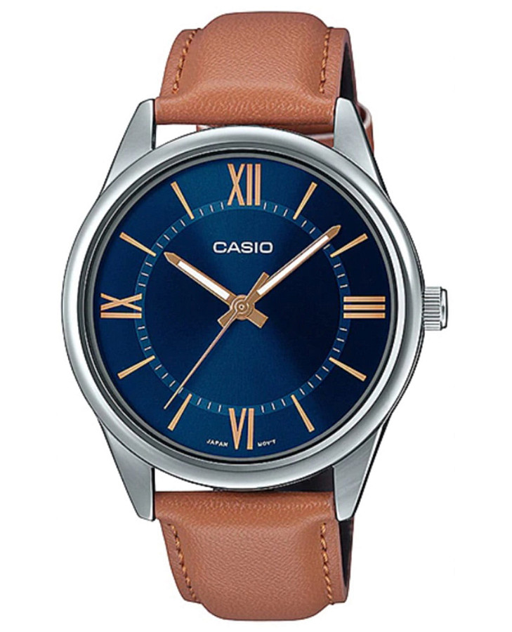 Часы Casio Collection MTP-V005L-2B5UDF (MTP-V005L-2B5) — мужские, синий