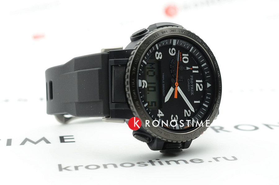 Часы Casio Pro Trek PRW-50Y-1A — кварцевые, пластик сталь металл