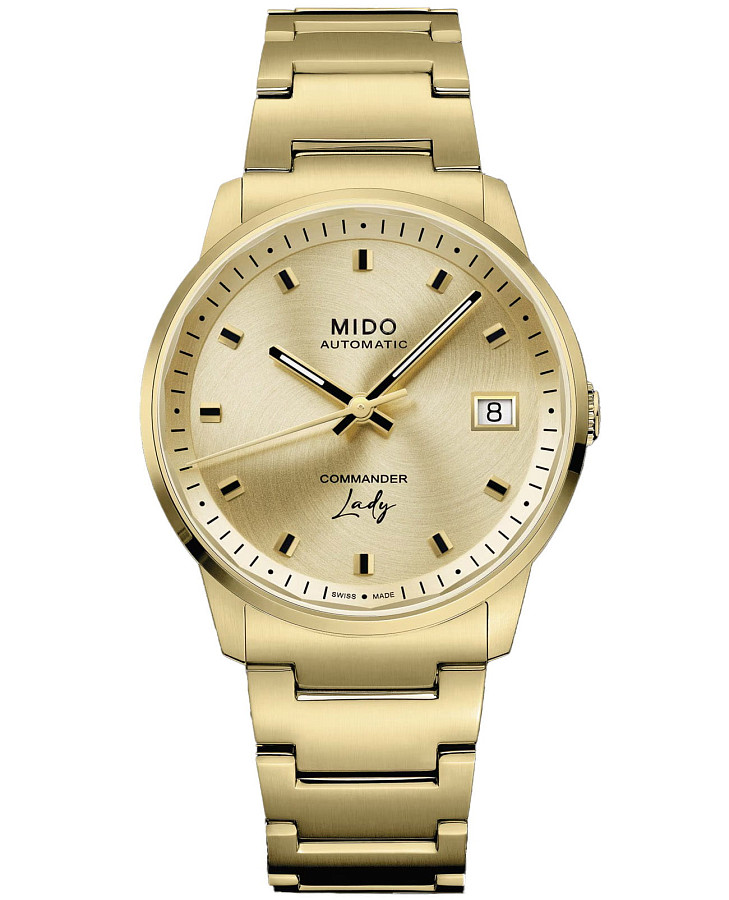 Часы Mido Commander Lady M021.207.33.021.00 — женские, золотой