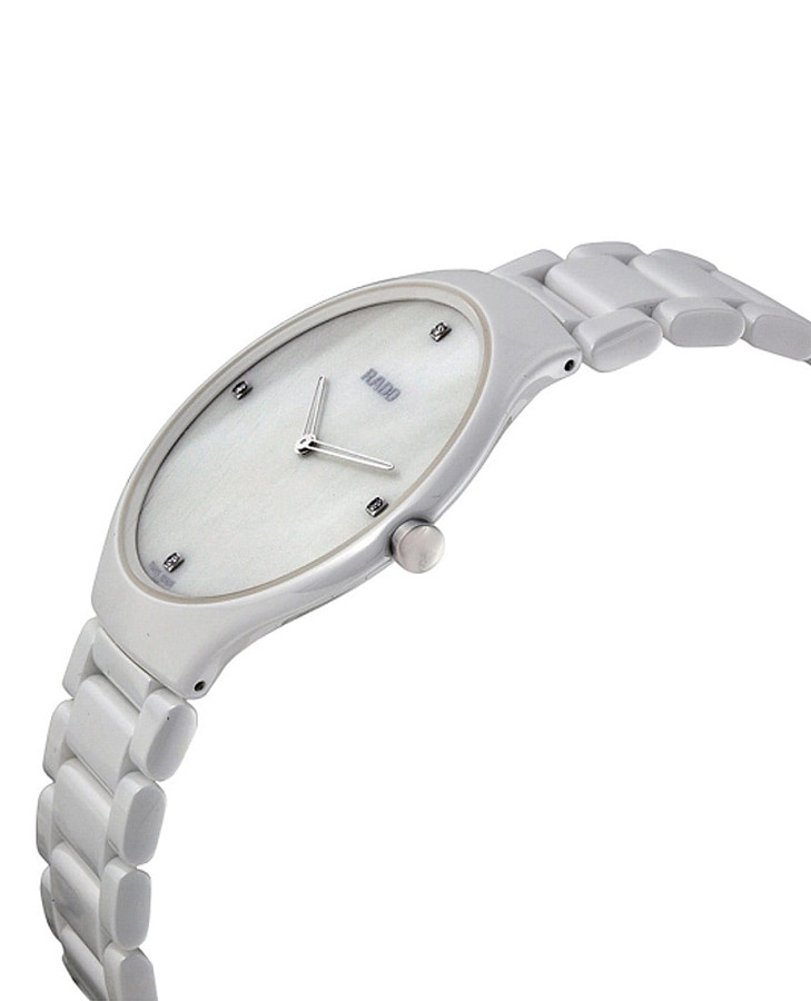 Часы Rado True Thinline R27957902 — кварцевые, керамика сталь