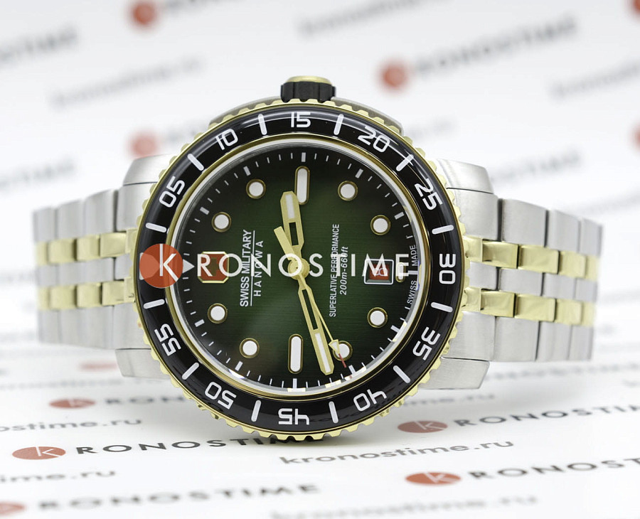 Часы Swiss Military Hanowa Black Marlin SMWGH0001761 — кварцевые, сталь металл