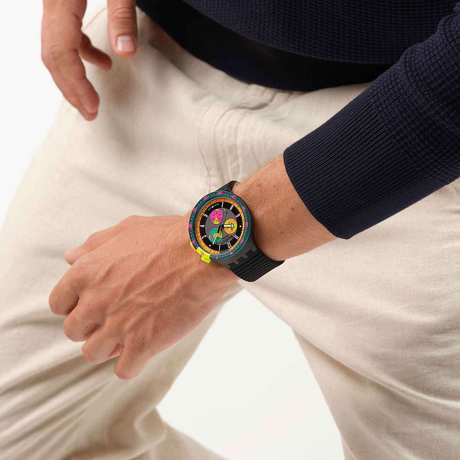 Часы Swatch Neon Seppia SB02B104 — артикул SB02B104