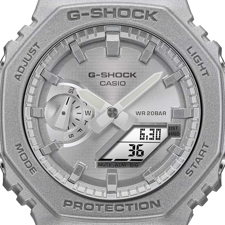 Часы Casio G-Shock GA-2100FF-8ADR (GA-2100FF-8AER) — пластик, мужские
