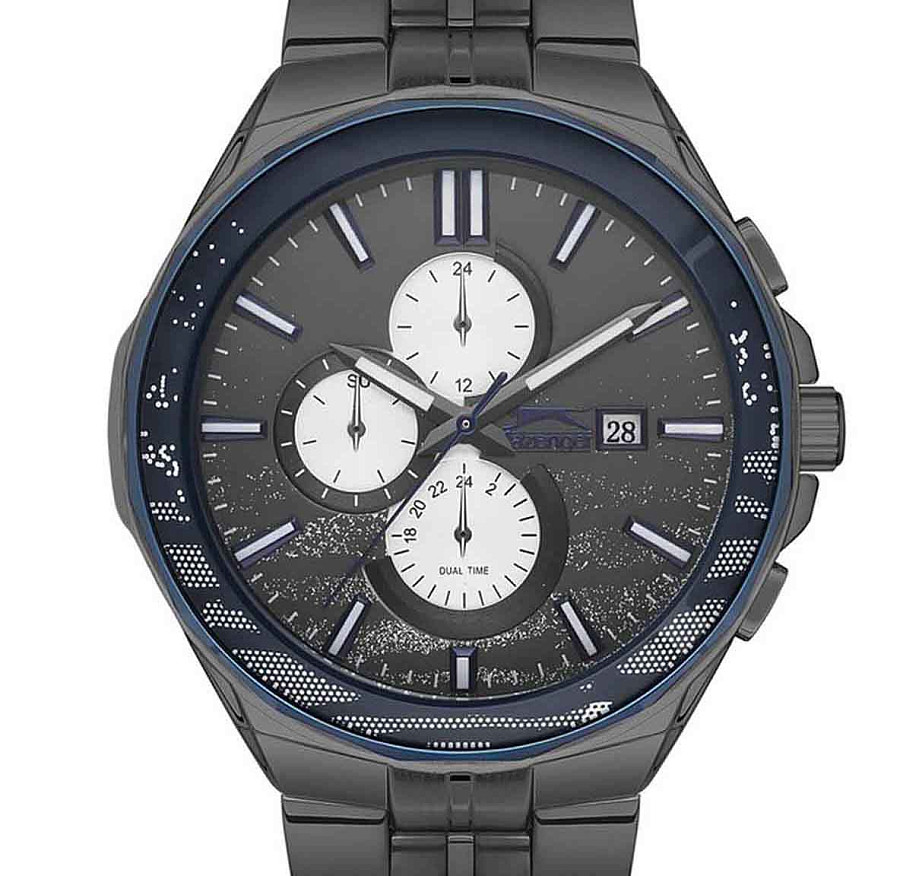 Часы Slazenger SL.09.2129.2.02 — мужские, суперметалл с ip покрытием
