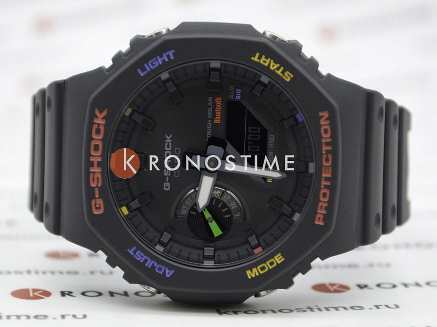 Часы Casio G-Shock GA-B2100FC-1ADR (GA-B2100FC-1A) — мужские, черный