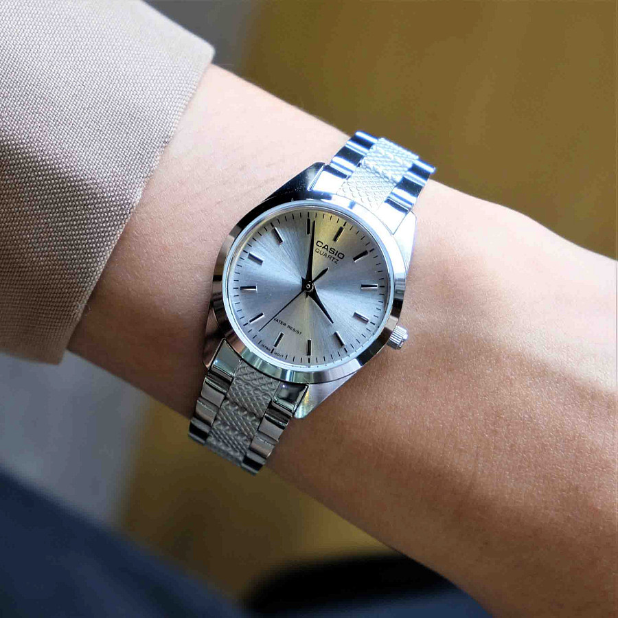 Часы Casio Collection LTP-1274D-7A — кварцевые, металл сталь